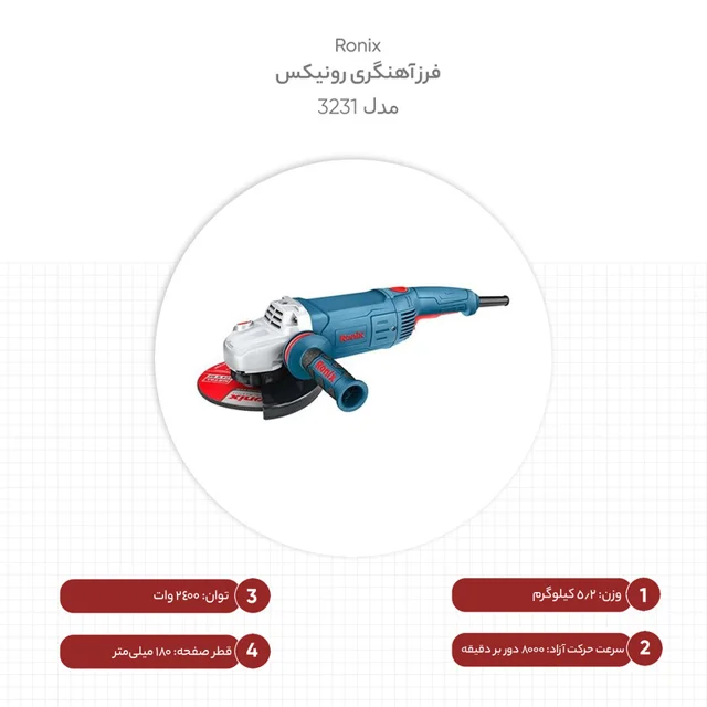 فرز آهنگری رونیکس مدل 3231 102145305