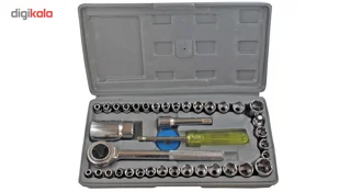 مجموعه 40 عددی آچار بکس و دسته آچار آیوا مدل G 680 102258735