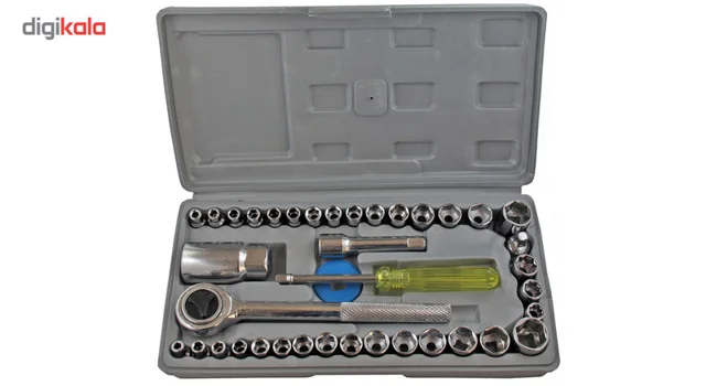 مجموعه 40 عددی آچار بکس و دسته آچار آیوا مدل G 680 102258735